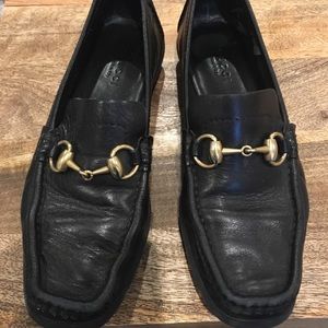 GUCCI Loafers Size 5.5, Black